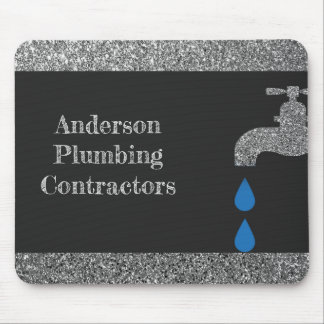 点滴注入コックおよび水配管のグリッターの効果 マウスパッド