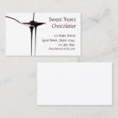 点滴注入チョコレート名刺 名刺 (正面/裏面)