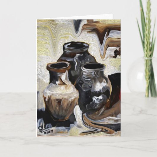 点滴注入色を集める季節の挨拶状 シーズンカード (正面)