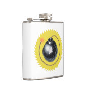 点灯したヒューズが爆発 フラスク (右)