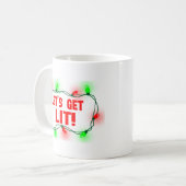 点灯する コーヒーマグカップ (正面左)