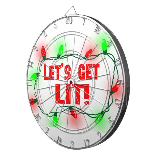 点灯する ダーツボード (正面右)