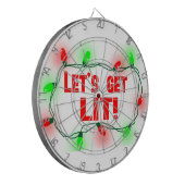 点灯する ダーツボード (正面左)