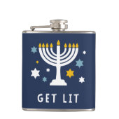 点灯する |ハヌカおもしろいー フラスク (正面)