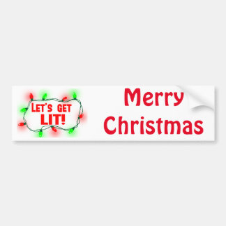 点灯する バンパーステッカー