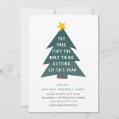 点灯する |ホリデーカクテルパーティの招待状 招待状 (正面)