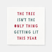 点灯する |休日 スタンダードカクテルナプキン (正面)