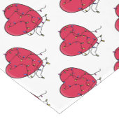 点灯ハート ショートテーブルランナー (コーナー)