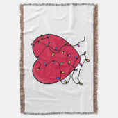 点灯ハート スローブランケット (正面縦)