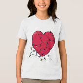 点灯ハート トライブレンドＴシャツ (正面)