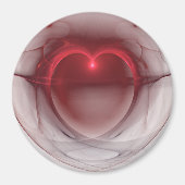 点灯ハート マグネット (正面)