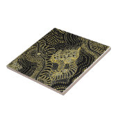 点線を越えて - 先住民のグラフィック タイル (側面)