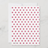 点赤いパターン休日カード シーズンカード (裏面)