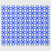 点3の青 ラッピングペーパー (フラット)