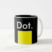 点。   点 ツートーンマグカップ (正面右)