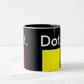 点。   点 ツートーンマグカップ (中央)