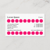 点-白黒ネオン赤 名刺 (裏面)