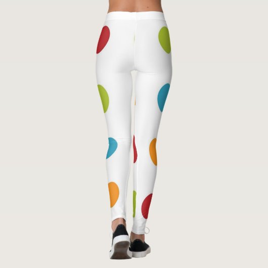 点(_D) | Zazzle_Growstore レギンス (裏面)