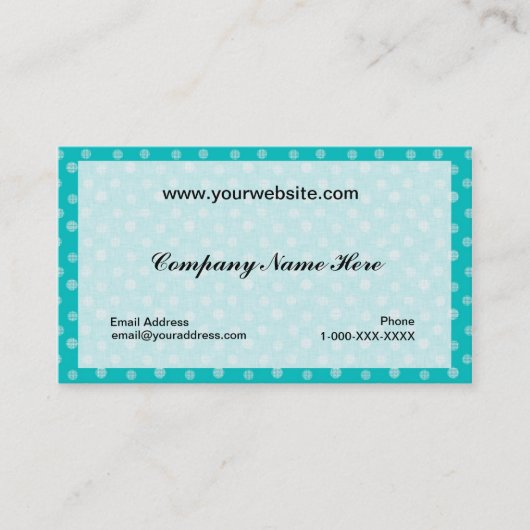 点Nの点ビジネスプロフィールカード 名刺 (正面)