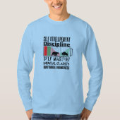 為替トレーダーの心構え | リマインダーとモチベーション Tシャツ (正面)