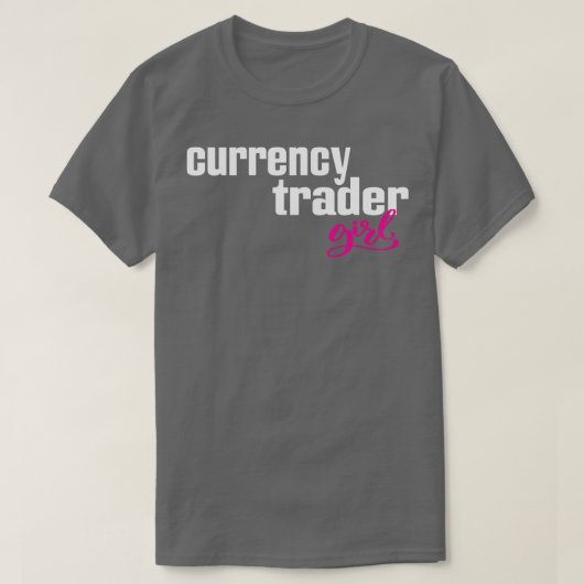 為替トレーダーガール1 Tシャツ (デザイン正面)