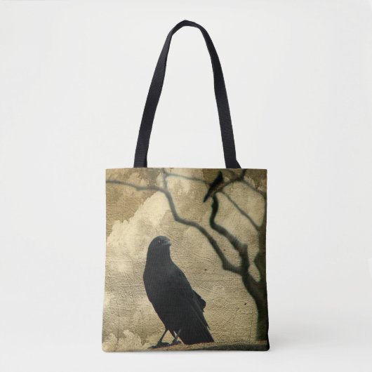 烏が味方だ トートバッグ (正面)