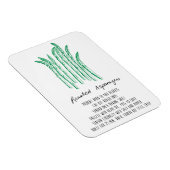 焙煎アスパラガスレシピ磁石 マグネット (右側)