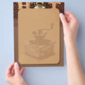 焙煎コーヒーフライヤー チラシ (手)