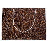 焙煎コーヒー豆のテクスチャ構造の背景 ラージペーパーバッグ (正面)