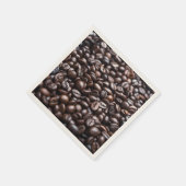 焙煎コーヒー豆パターン スタンダードカクテルナプキン (角)