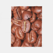 焙煎コーヒー豆 フリースブランケット (正面)