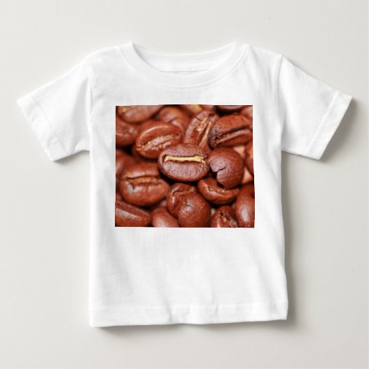 焙煎コーヒー豆 ベビーTシャツ (正面)