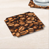 焙煎コーヒー豆 ペーパーコースター (アングル)