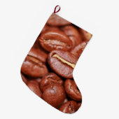 焙煎コーヒー豆 ラージクリスマスストッキング (正面 (吊り時))