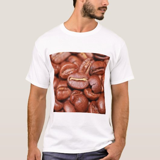 焙煎コーヒー豆 Tシャツ (正面)