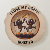 焙煎コーヒー ラウンドクッション (裏面)