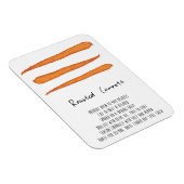 焙煎ニンジンレシピ磁石 マグネット (右側)