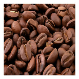 焙煎芸術的コーヒー豆 ポスター