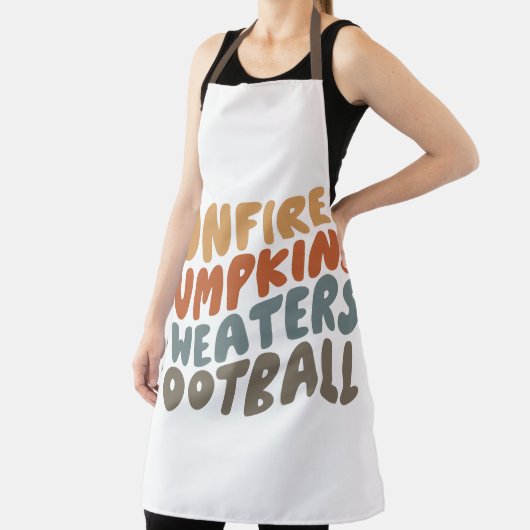 焚き火とサッカー エプロン (インサイチュ)