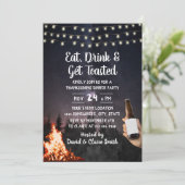 焚き火とビールフォレストの感謝祭 招待状 (スタンド正面)