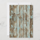 焚き火パーティー素朴ストリングライトバーン誕生日 招待状 (裏面)