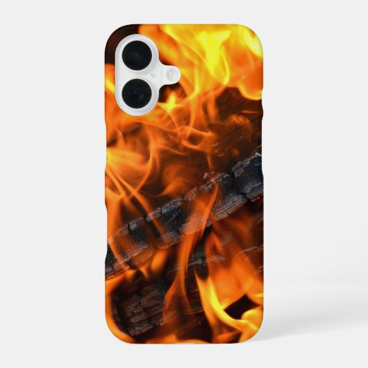 焚き火 iPhone 16ケース (裏面)