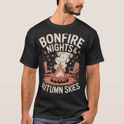 焚き火 Tシャツ (正面)
