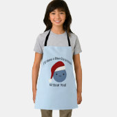 無い青いクリスマス エプロン (インサイチュ)