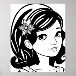 無お洒落邪気の反射 ポスター