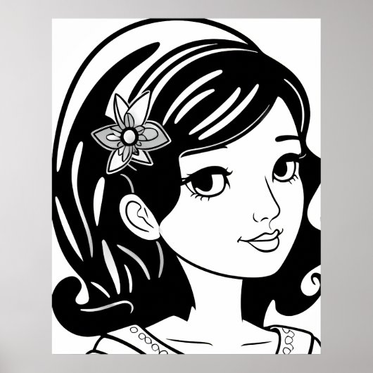 無お洒落邪気の反射 ポスター (正面)