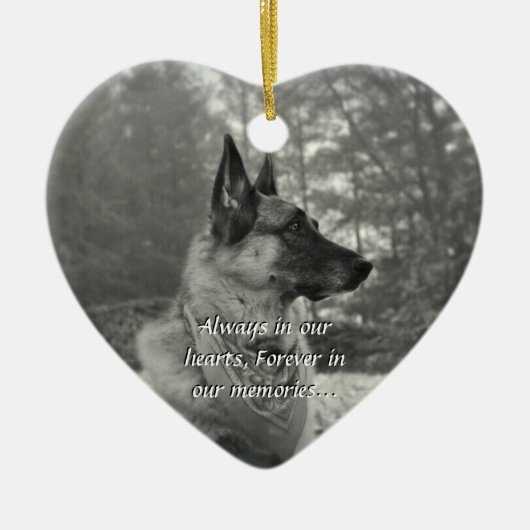 無くなったペットオーナメント セラミックオーナメント (正面)