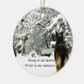 無くなったペットオーナメント セラミックオーナメント (左)