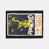 無くなった世界モンスター映画フリースブランケット フリースブランケット (正面(横))