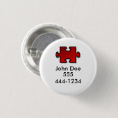 無くなった子供ID 缶バッジ (正面&裏面)